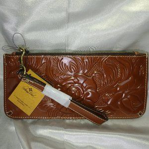 Patricia Nash St Croce Tooled Leather Wristlet - Florence